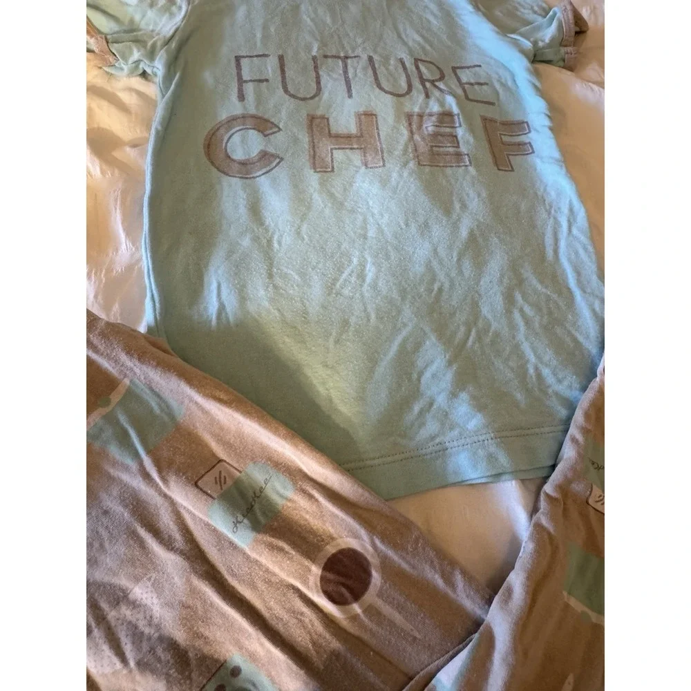 Kickee Pants Pajama‎ Set in Future Chef Size 3T Cooking Bamboo Pjs